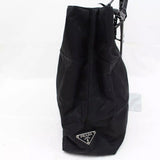 Prada Tessuto Shoulder Tote Bag-Bags-PRADA-Black-JustGorgeousStudio.com
