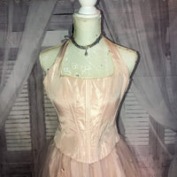 Prom Queen Formal Gown-Clothing-Just Gorgeous Studio-Pink-3/4-JustGorgeousStudio.com