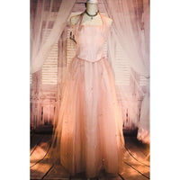 Prom Queen Formal Gown-Clothing-Just Gorgeous Studio-Pink-3/4-JustGorgeousStudio.com