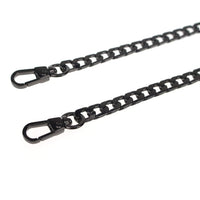 Replacement Chain Crossbody Shoulder Strap-Straps-Just Gorgeous Studio-Gun Metal/ Grey-JustGorgeousStudio.com
