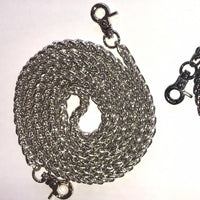 Replacement Chain Crossbody Shoulder Strap-Straps-Just Gorgeous Studio-Silver-JustGorgeousStudio.com