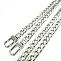 Replacement Cross Body Chain Strap-Straps-Just Gorgeous Studio-Silver-JustGorgeousStudio.com