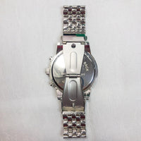 Silver Men's Chunky Bracelet Diver Style Watch-Jewelry, Watches, & Sunglasses-ArtWatch International Cooper Design Ltd.-Silver-JustGorgeousStudio.com