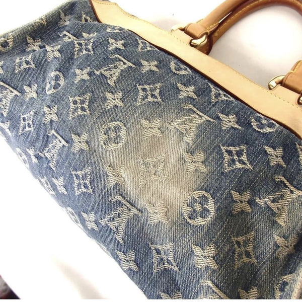 100% Authenticity Guarantee - Louis Vuitton Neo Denim Speedy – Just  Gorgeous Studio