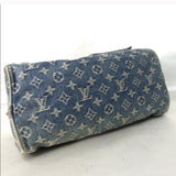 Speedy Neo Monogram Denim Limited Collector Edition-Bags-Louis Vuitton-Blue/Tan-JustGorgeousStudio.com