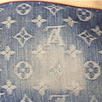 Speedy Neo Monogram Denim Limited Collector Edition-Bags-Louis Vuitton-Blue/Tan-JustGorgeousStudio.com