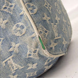 Speedy Neo Monogram Denim Limited Collector Edition-Bags-Louis Vuitton-Blue/Tan-JustGorgeousStudio.com