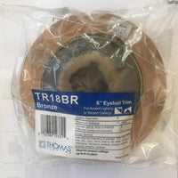 Thomas Lighting TR18BR 6-Inch Recessed Eyeball Trim, Bronze, 8 Count-Estate Sale-Thomas Lighting-JustGorgeousStudio.com