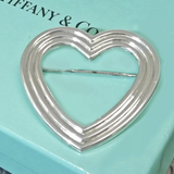 Tiffany & Co. Heart Brooch-Jewelry, Watches, & Sunglasses-Tiffany & Co.-silver-JustGorgeousStudio.com