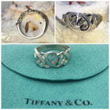 Tiffany & Co Paloma Picasso Loving Hearts Band Ring, Size 5.5-Jewelry, Watches, & Sunglasses-Tiffany & Co.-JustGorgeousStudio.com