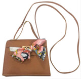 Vegan Mini Flap Crossbody Bag-Bags-Just Gorgeous Studio-Tan-JustGorgeousStudio.com