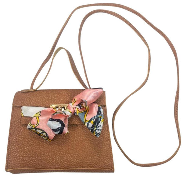 Vegan Mini Flap Crossbody Bag-Bags-Just Gorgeous Studio-Tan-JustGorgeousStudio.com