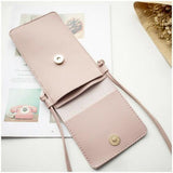 Vegan Mini Phone Case Purse-Bags-Just Gorgeous Studio-Pink-JustGorgeousStudio.com
