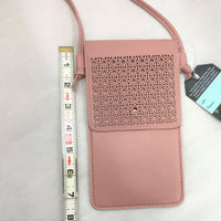 Vegan Mini Phone Case Purse-Bags-Just Gorgeous Studio-Pink-JustGorgeousStudio.com