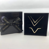 Victoria's Secret Collector's Edition Necklace & Bracelet Gift Set-Jewelry, Watches, & Sunglasses-Victoria's Secret-gold-JustGorgeousStudio.com