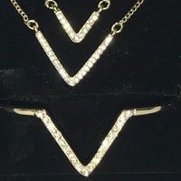 Victoria's Secret Collector's Edition Necklace & Bracelet Gift Set-Jewelry, Watches, & Sunglasses-Victoria's Secret-gold-JustGorgeousStudio.com