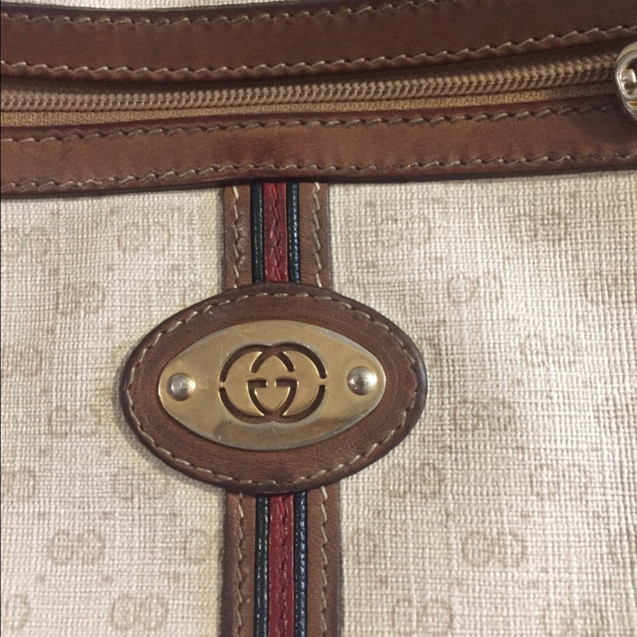 Vintage GUCCI Ophidia GG Supreme Bag at Rice and Beans Vintage