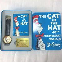 Vintage Limited Edition Dr. Seuss Watch-Jewelry, Watches, & Sunglasses-ArtWatch International Cooper Design Ltd.-Black/Gold-JustGorgeousStudio.com
