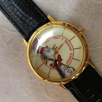 Vintage Limited Edition Dr. Seuss Watch-Jewelry, Watches, & Sunglasses-ArtWatch International Cooper Design Ltd.-Black/Gold-JustGorgeousStudio.com
