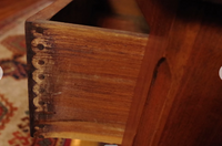 Walnut Eastlake Dresser with Marble Top and Mirror-Art & Antiques-Just Gorgeous Studio-Brown-JustGorgeousStudio.com