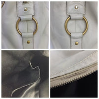 YSL Yves Saint Laurent Muse Bowler Bag-Bags-Yves Saint Laurent-Ivory-JustGorgeousStudio.com