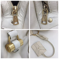 YSL Yves Saint Laurent Muse Bowler Bag-Bags-Yves Saint Laurent-Ivory-JustGorgeousStudio.com
