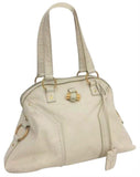 YSL Yves Saint Laurent Muse Bowler Bag-Bags-Yves Saint Laurent-Ivory-JustGorgeousStudio.com