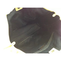 YSL Yves Saint Laurent YSL Cabas Rive Gauche Tote-Bags-Yves Saint Laurent-yellow/white-JustGorgeousStudio.com