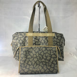 Yves Saint Laurent 2 Piece Travel Set-Bags-Yves Saint Laurent-Beige-JustGorgeousStudio.com