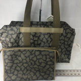 Yves Saint Laurent 2 Piece Travel Set-Bags-Yves Saint Laurent-Beige-JustGorgeousStudio.com