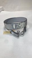 Michael Kors Metallic Leather Shoulder Strap-Straps-Michael Kors-Oyster (Missing Retail Tag)-JustGorgeousStudio.com