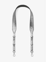 Michael Kors Metallic Leather Shoulder Strap-Straps-Michael Kors-Oyster (Missing Retail Tag)-JustGorgeousStudio.com