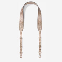 Michael Kors Metallic Leather Shoulder Strap-Straps-Michael Kors-Oyster (Missing Retail Tag)-JustGorgeousStudio.com