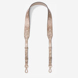 Michael Kors Metallic Leather Shoulder Strap-Straps-Michael Kors-Oyster (Missing Retail Tag)-JustGorgeousStudio.com