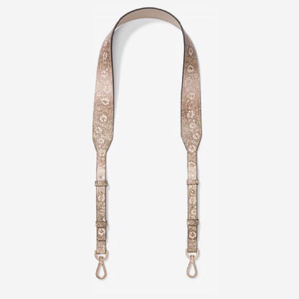 Michael Kors Metallic Leather Shoulder Strap-Straps-Michael Kors-Oyster (Missing Retail Tag)-JustGorgeousStudio.com
