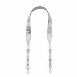 Michael Kors Metallic Leather Shoulder Strap-Straps-Michael Kors-Pewter/Aluminum-JustGorgeousStudio.com
